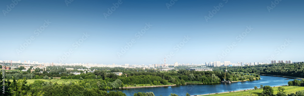 Moscow city, panorama