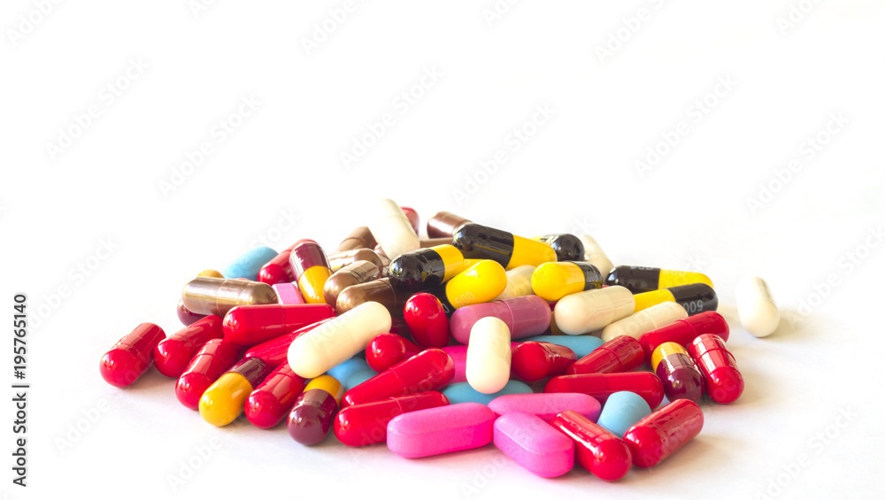 Various pills multi color. Various pills multi color.