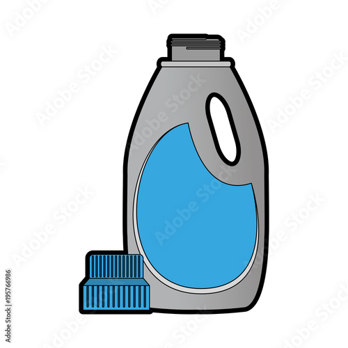 Liquid detergent bottle vector illustration graphic design