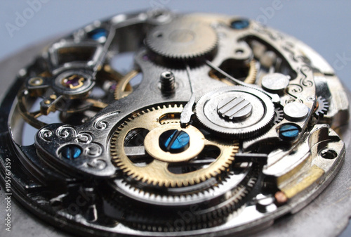 Wallpaper Mural vintage watch machinnery macro detail close up Torontodigital.ca