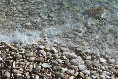 shore with stones