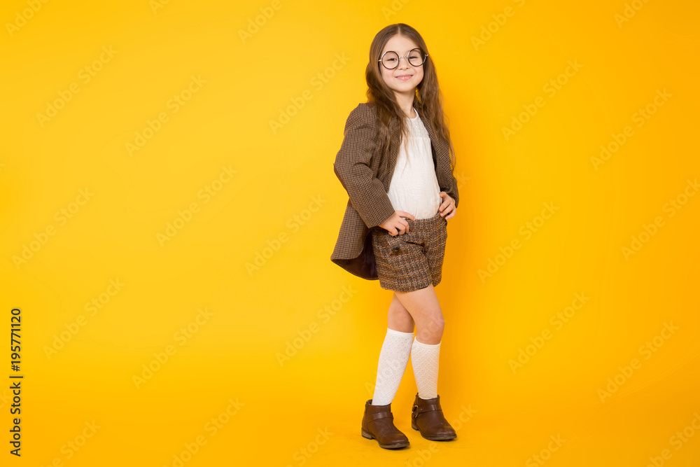 Little brunette girl in costume Little brunette girl in costume