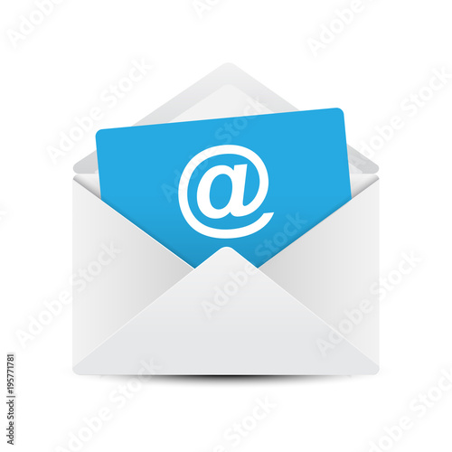 Email Envelope Concept, Vector Illustration