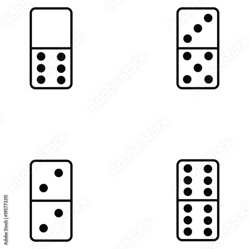 domino icon set