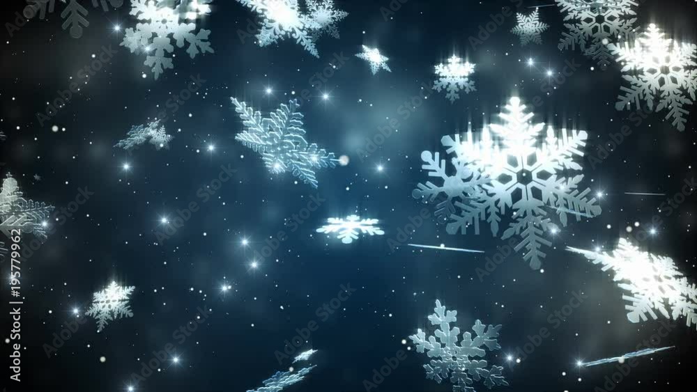 Snowflake Christmas background, Merry Christmas.