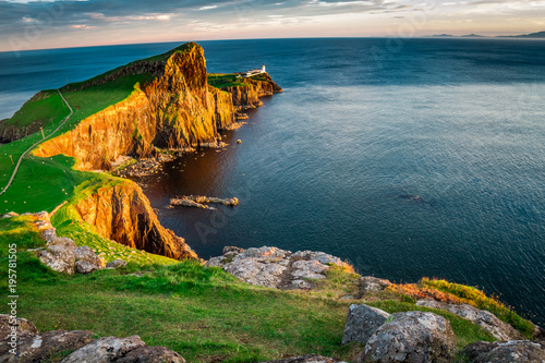The Neist point lighthouse ...