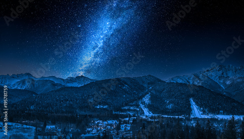Zakopane at night with milk...