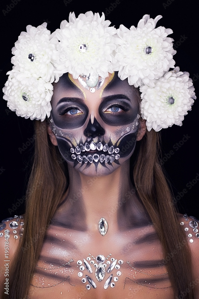Professional make-up for Halloween
