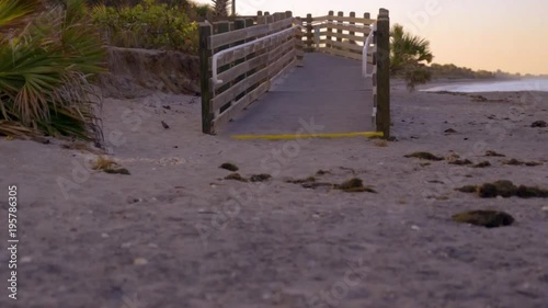 sandy Beach boardwalk entrance