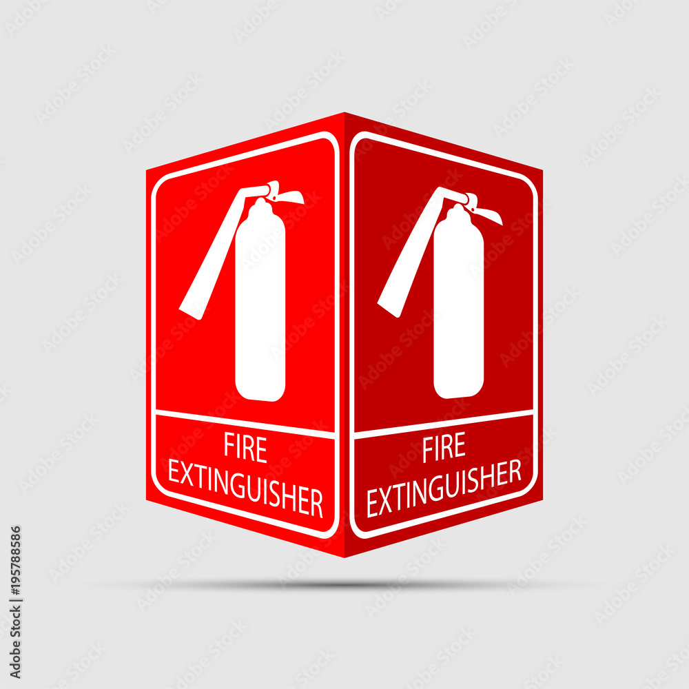 Fire extinguisher icon.Vector illustration