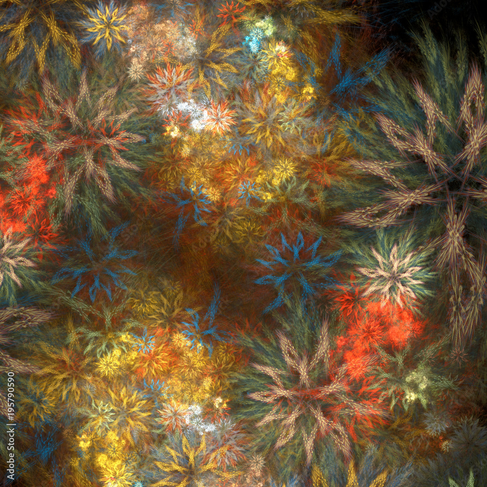 Abstract fractal background computer-generated image Abstract fractal background computer-generated image