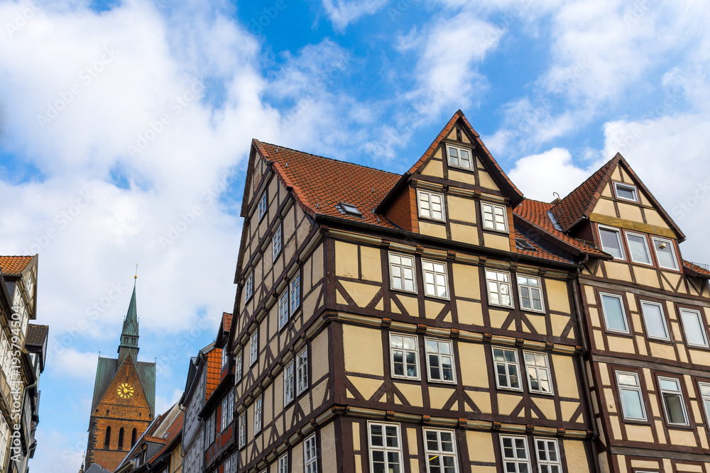 Fototapeta premium historic old town hannover germany