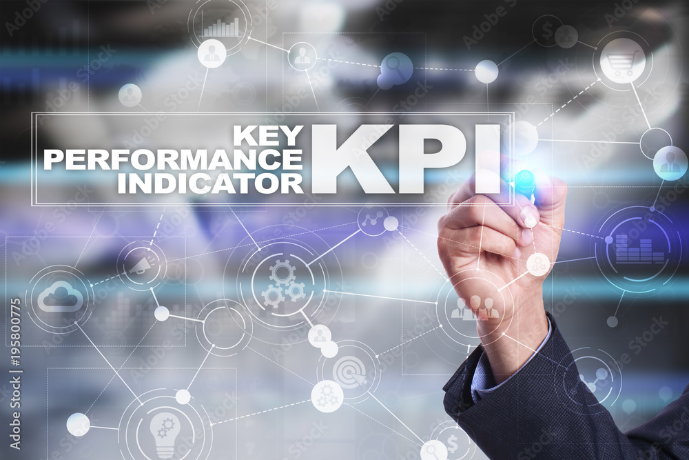 KPI. Key performance indicator. Business and technology concept. KPI. Key performance indicator. Business and technology concept.