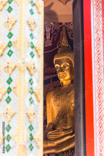 Thai buddha statue in buddhism religion
