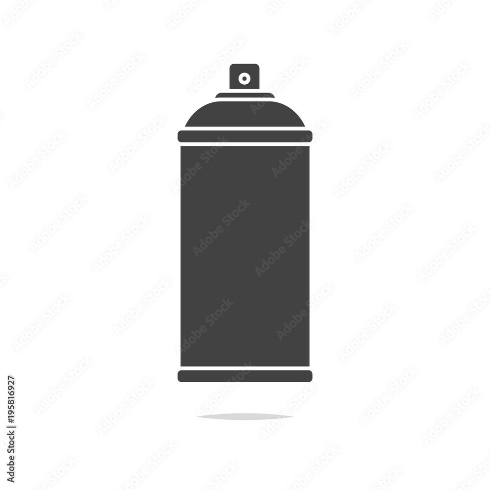 Spray can icon vector isolated Spray can icon vector isolated