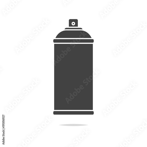 Spray can icon vector isolated