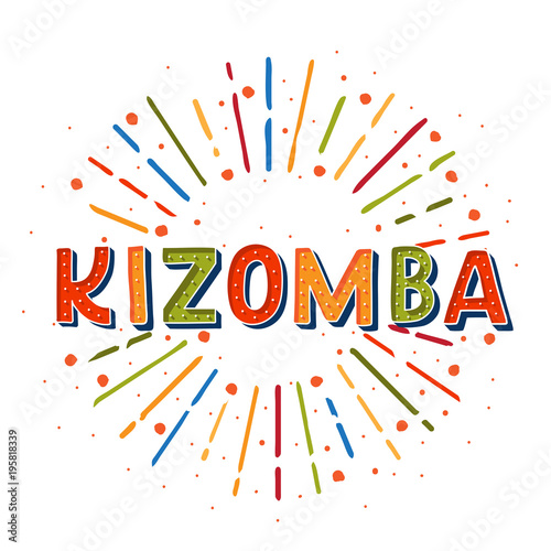 Popular Event Brazil Carnival Title With sunshine frame. Travel destination in South America During Summer. Vector logo for Carnival, poster for dance carnival show.