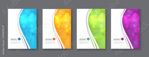 Line abstract set background. Vector illustration.
