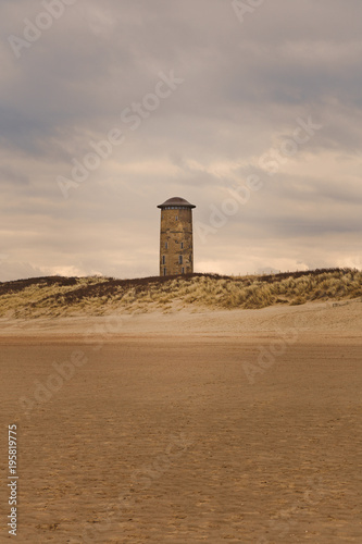 Alter Leuchtturm an der Nordseeküste von Domburg