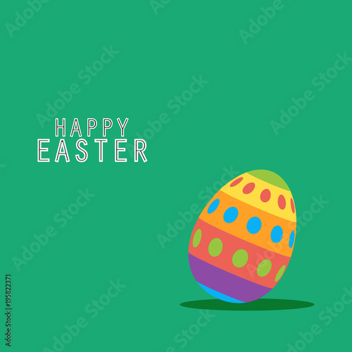 Abstract background Happy Easter with eggs, Vector illustration.
