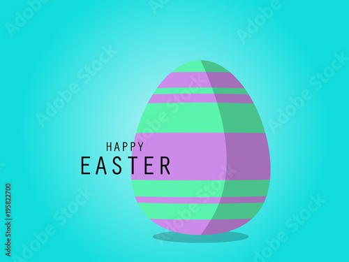 Abstract background Happy Easter with eggs, Vector illustration.
