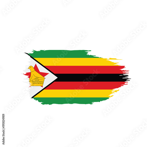 Zimbabwe flag  vector illustration