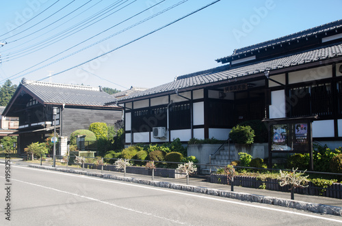 Sakaya's inn for high class warriors on Nakasendo Road, in Sakamoto Town, Annaka City, Gunma Prefecture, Japan.