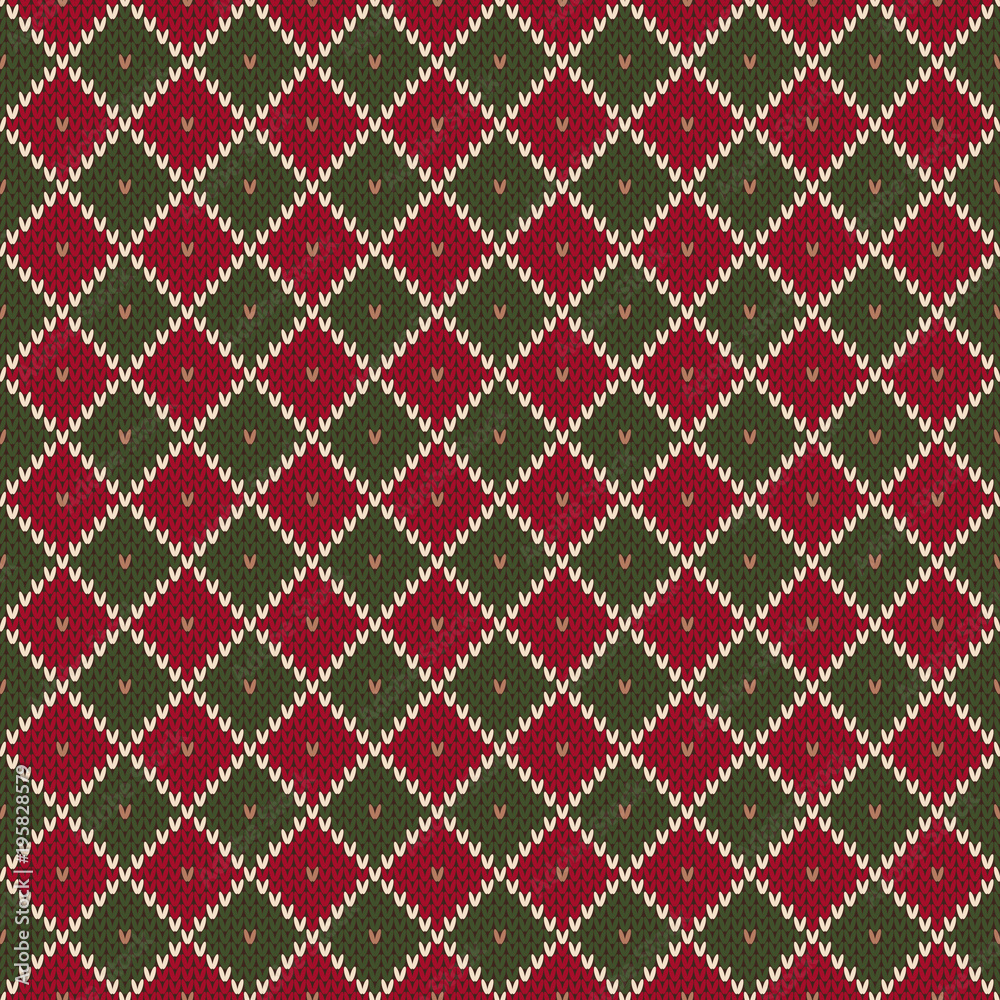 Traditional Winter Holiday Seamless 