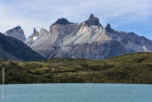 Lake Pehoe and Los Cuernos (The Horns), National Park Torres del Paine, Chile © Mark