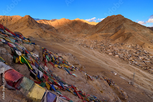 Leh Ladakh view landscape,beautiful landmark of Leh