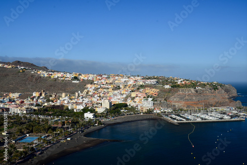 La Gomera  View to San Sebastian