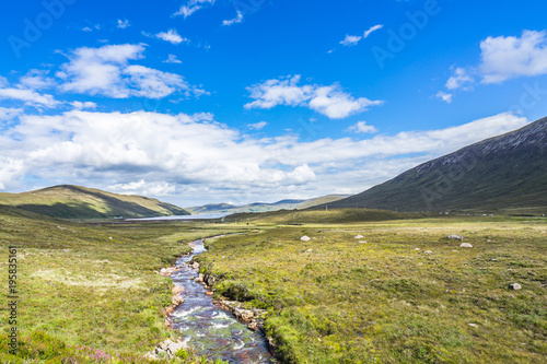 A small river in the beautiful landscape of Isle of Skye, Scotland, Britain © Francesco Bonino