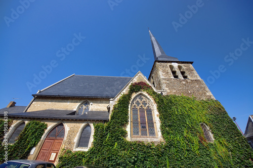 Saint Hippolyte et Saint Laurent catholic church in France photo