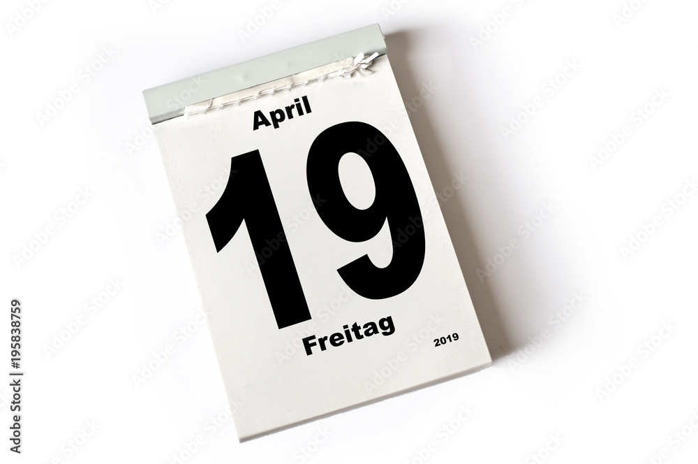 19. April 2019 19. April 2019