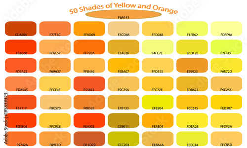 Yellow and orange!!