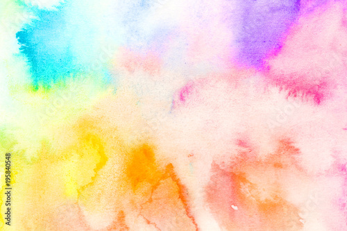 Fototapeta Naklejka Na Ścianę i Meble -  Abstract watercolor painting textured