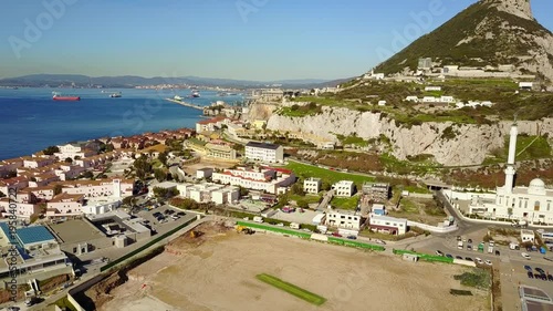 Famous Gibraltar which is oversea British territory, Iberian Peninsula