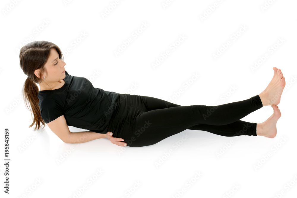 Young woman doing yoga Young woman doing yoga