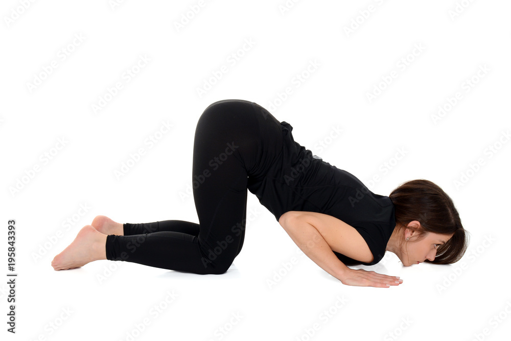 Astangasana eight limb pose Astangasana eight limb pose