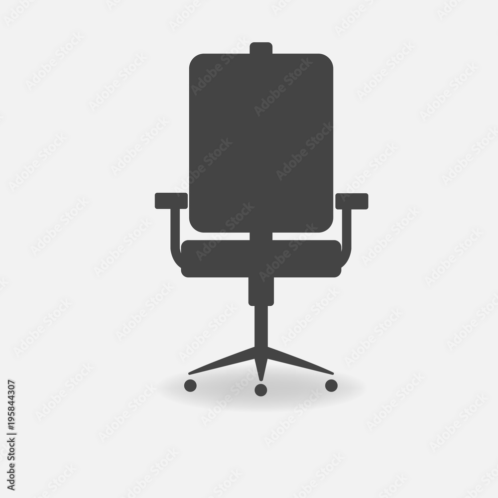 Fototapeta premium Vector icon office chair