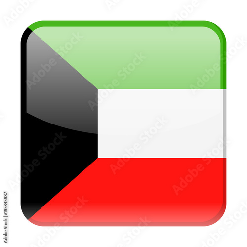 Kuwait Flag Vector Square Icon Free Download Kuwait Flag Vector Square Icon - GFXLoad