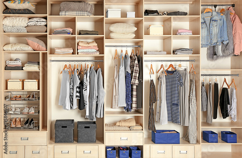 Large wardrobe closet with ...