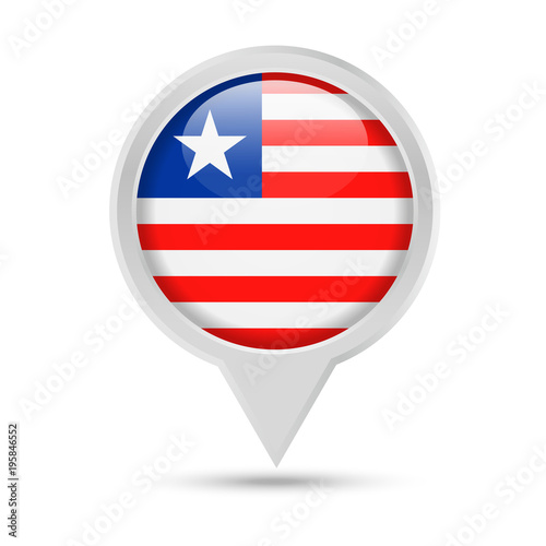 Liberia Flag Round Pin Vector Icon Free Download Liberia Flag Round Pin Vector Icon - GFXLoad
