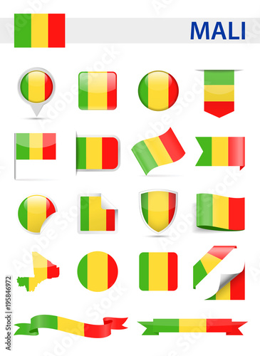Free Download Mali Flag Vector Set - GFXLoad