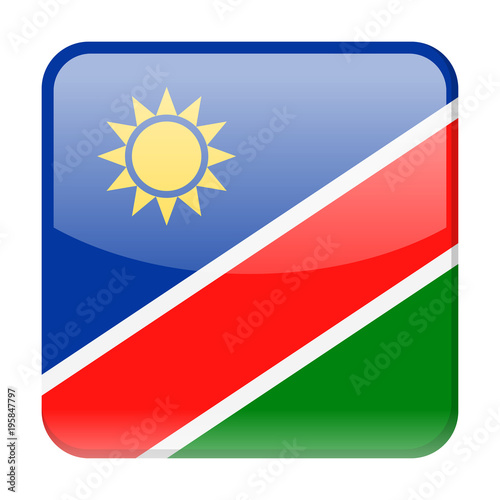 Free Download Namibia Flag Vector Square Icon - GFXLoad