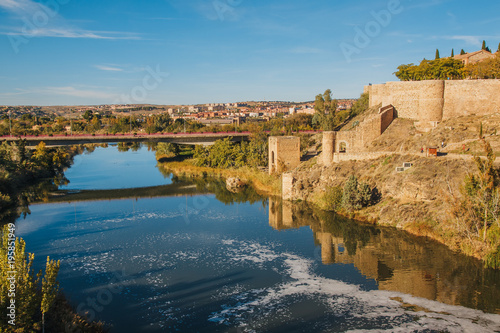 Saint Martin Bridge across Tagus River, Toledo, Spain © djedayspb