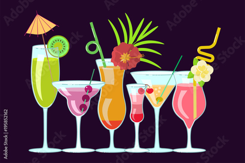 exotic alcoholic cocktails