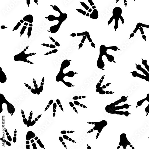 Set of Different Prints. Seamless Pattern