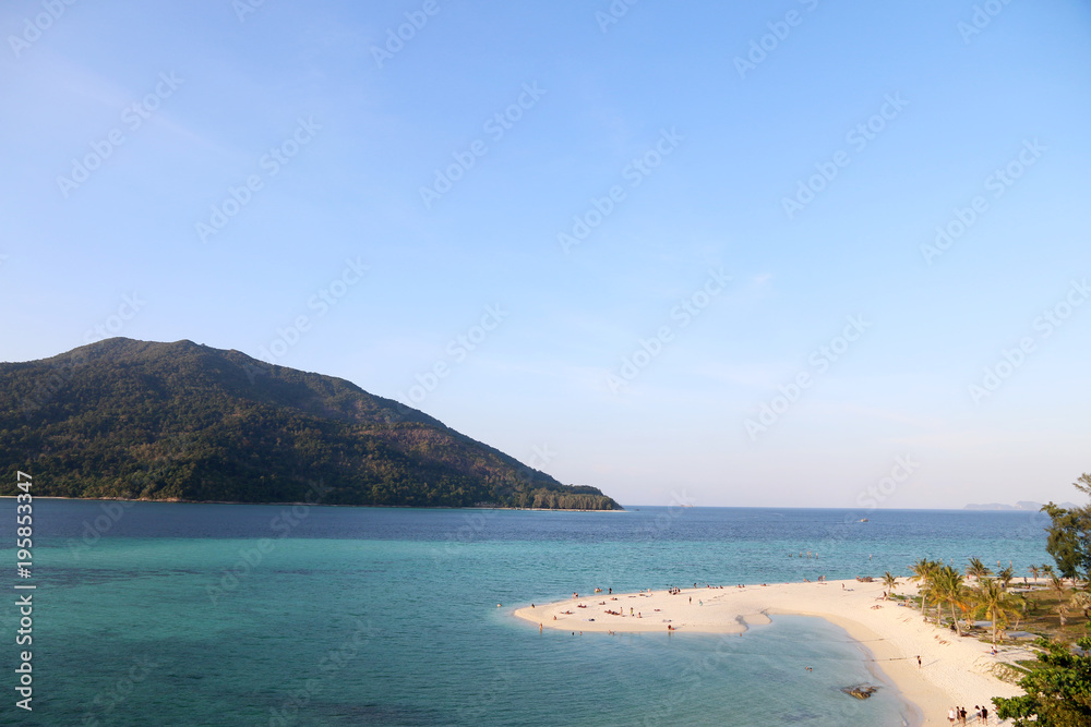 sea View the beach Lipe Island From Thailand in summer holiday sea View the beach Lipe Island From Thailand in summer holiday