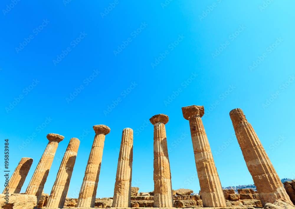 Naklejka premium Valley of Temples, Agrigento, Sicily, Italy